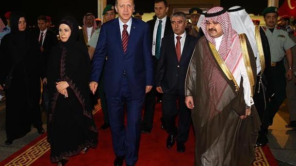 Президентът Ердоган е в Саудитска Арабия... 