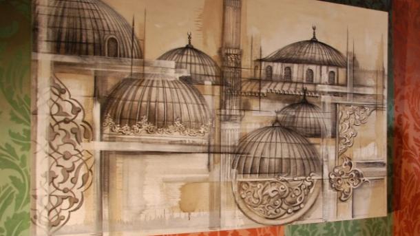 سفری با نقاشی از استانبول تا رم