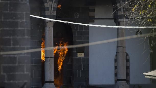 ترکیه ده ترور تشکیلاتی پی کا کا تاریخی مسجد نی یاقیب یوباردی