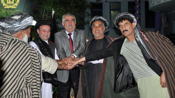اتحاد احزاب جنبش ملی اسلامی با جمعیت اسلامی در افغانستان