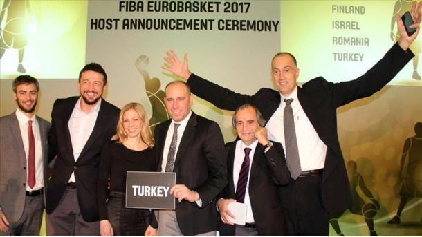 Turquia, Finlândia, Romênia e Israel para sediar o EuroBasket