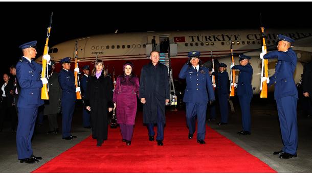 Presidente turco en Colombia, primera parada de su gira
