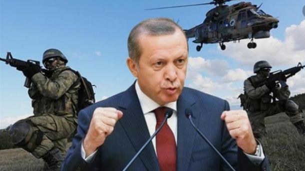 اردوغان: سوریه چیگره سیده ۱۵ مینگ عسکری میز تیار وضعیتده