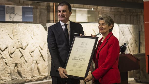 UNESCO entrega el certificado por dos localidades turcas