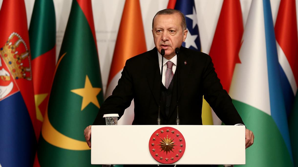 اردوغان: برای برقراری امنیت و آرامش در شرق فرات مصمم و قاطع می باشیم