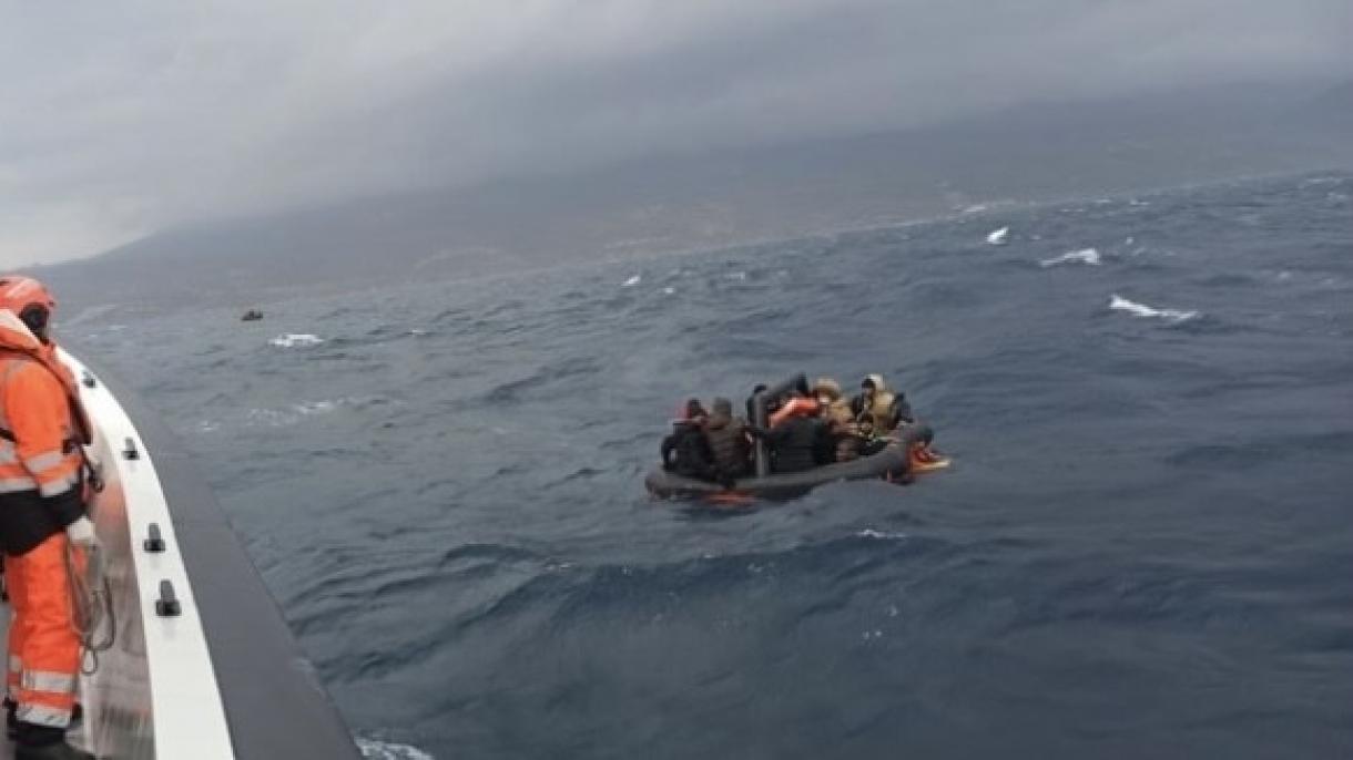 Çanakgala welaýatynyň suw giňişliginde Gresiýa tarapyndan itilen bosgunlar halas edildi