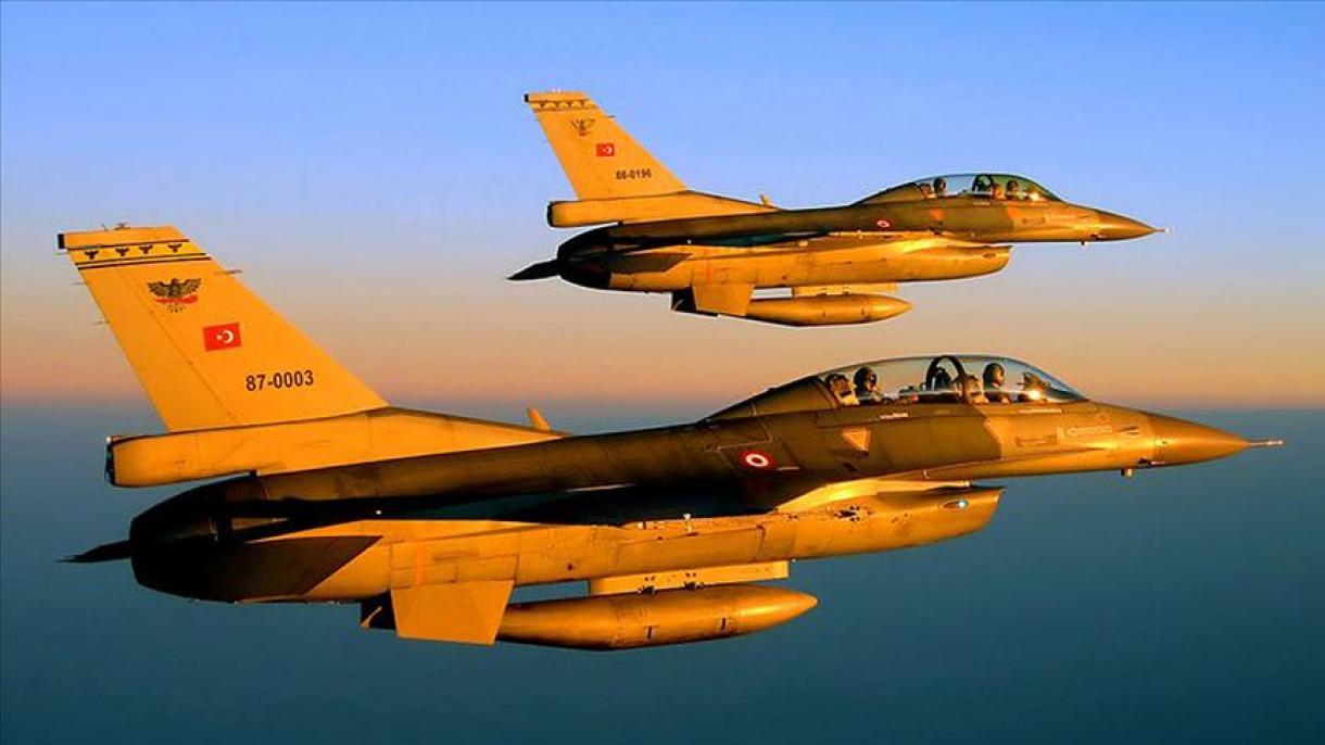 Operación aérea contra los blancos terroristas en el Norte de Irak