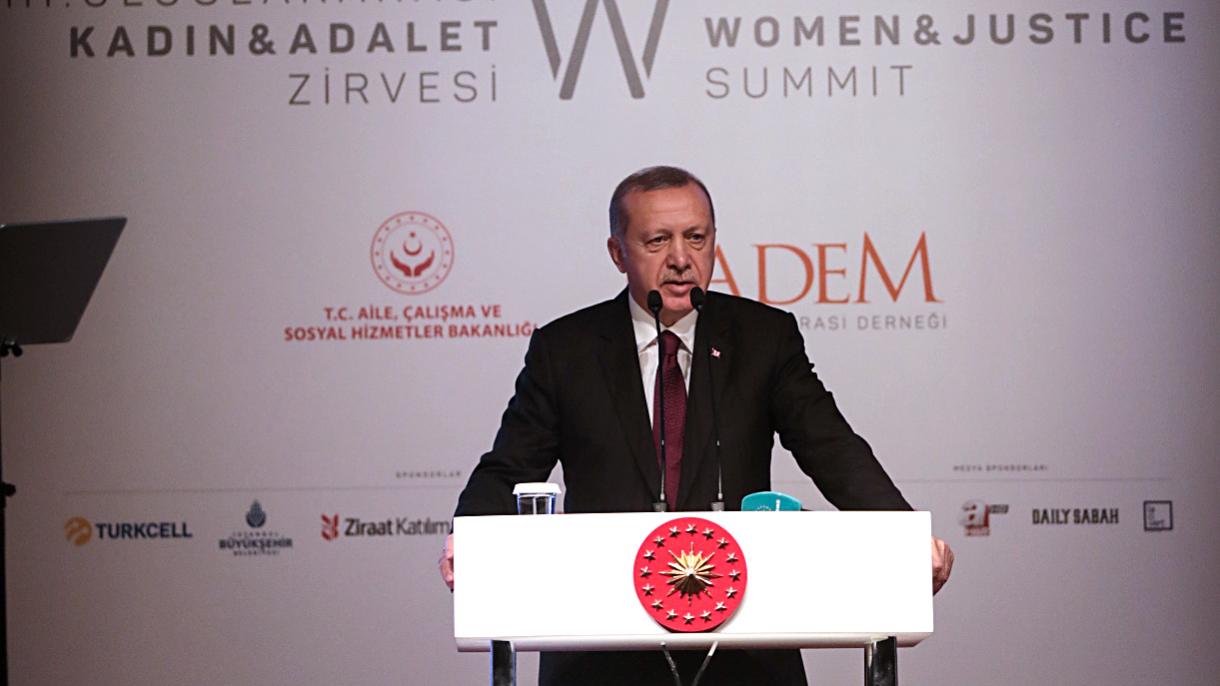 Erdogan: "Nuestros raices culturales no tienen discriminación de sexo"