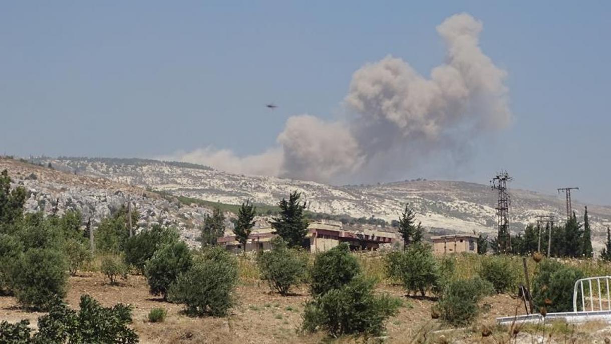 روسیه به منطقه کاهش تنش در ادلب حمله هوایی ترتیب داد