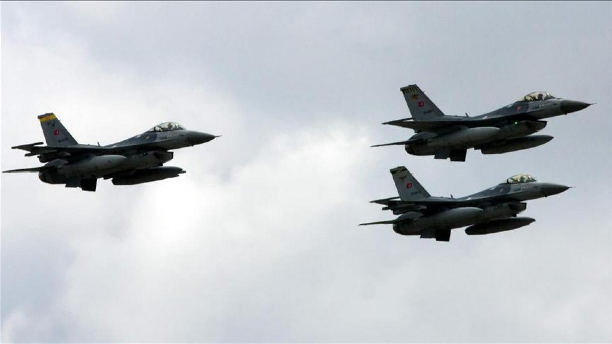 عملیات نیروی هوایی ترکیه علیه سازمان تروریستی پ ک ک