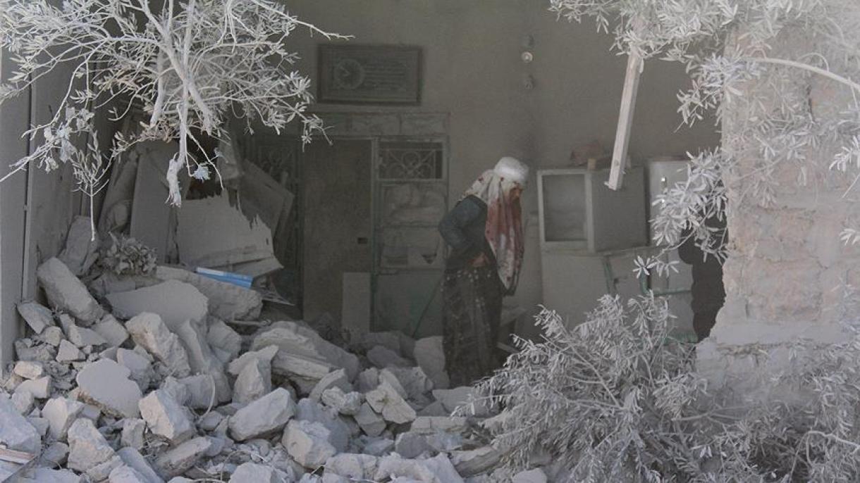 کشته شدن 554 غیرنظامی در جریان حملات اخیر جنگنده های روسیه در حلب