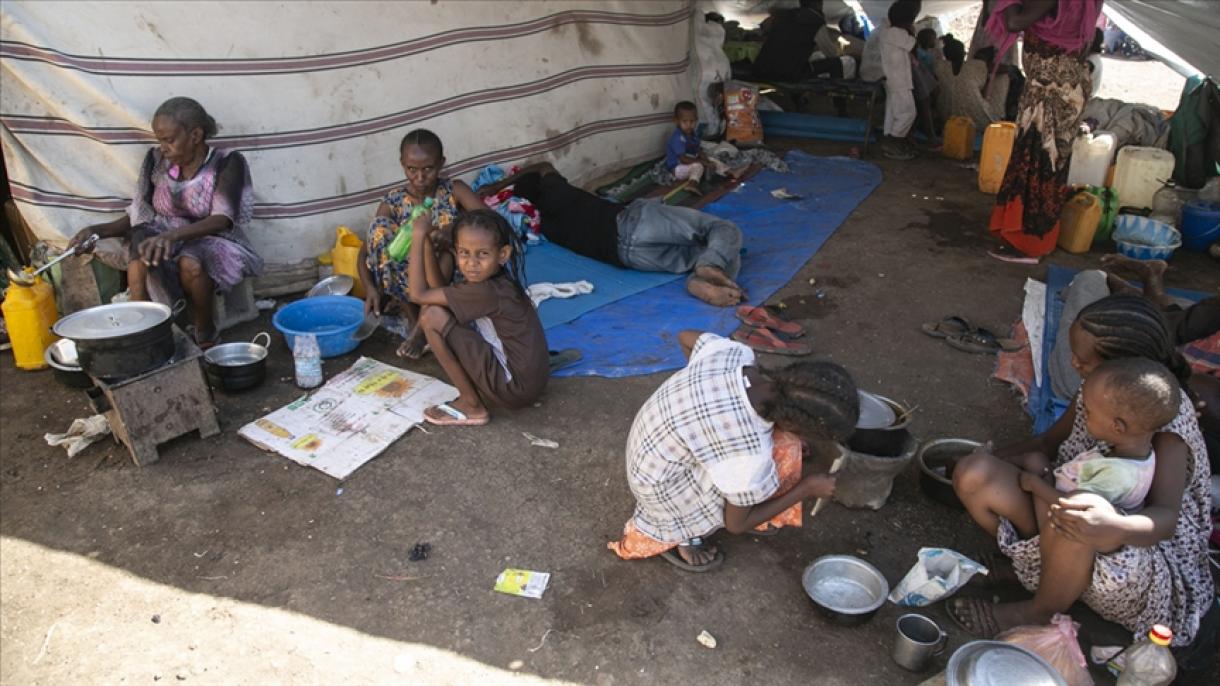 Sudana sığınan efiopiyalı qaçqınların sayı artmaqda davam edir
