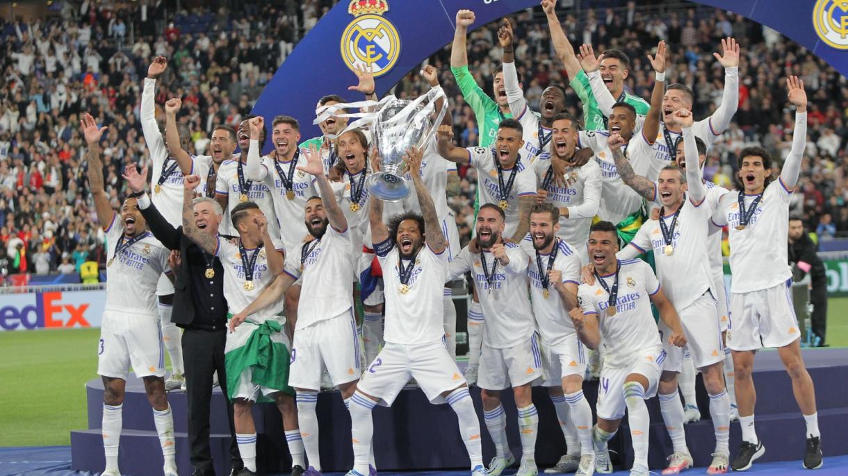 UEFA Çempionlar ligasynyň çempiony Real Madrid topar boldy