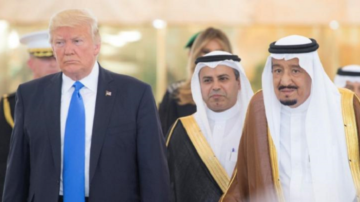 ترامپ در اولین سفر خارجی خود وارد ریاض پایتخت عربستان سعودی شد