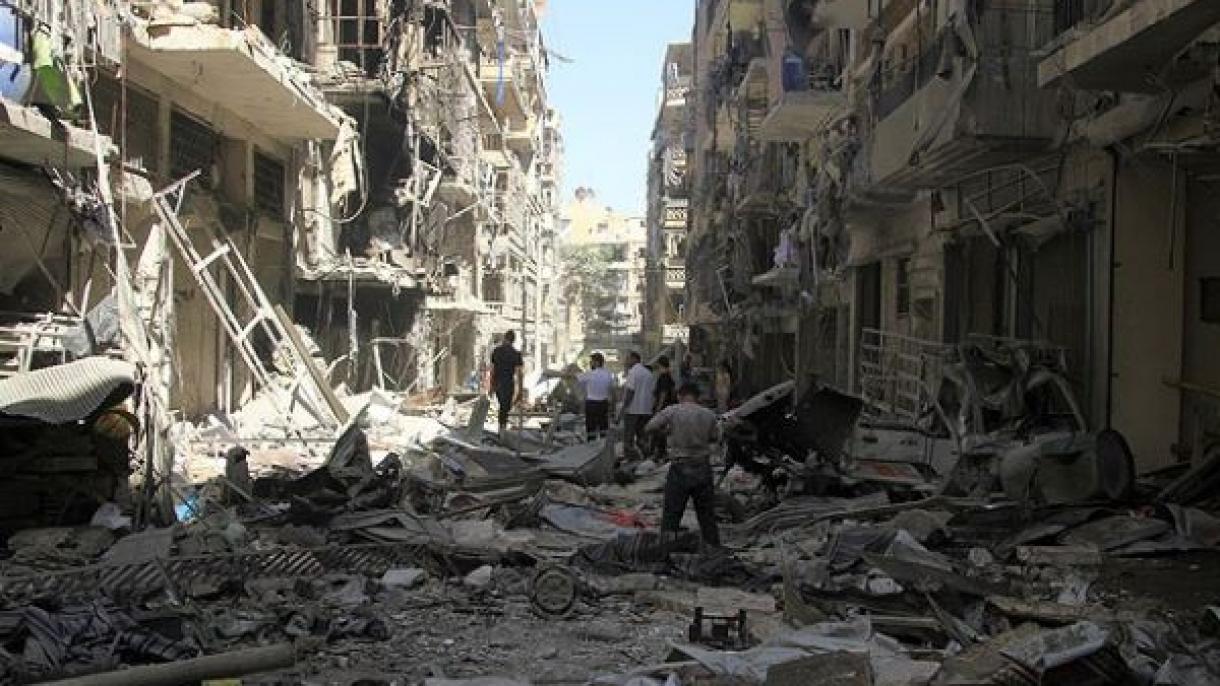 ادامه درگیری ها در اطراف حلب