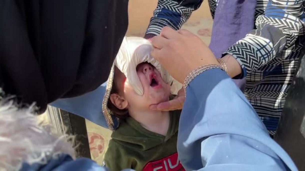 Äfganstanda poliomielitqa qarşı vakśinaśiya kampaniyäse başlanğan