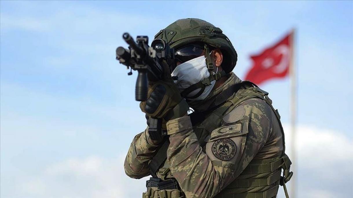 "Sülh çeşməsi" əməliyyatı bölgəsində PKK/YPG üzvü dörd terrorçu zərərsizləşdirilib