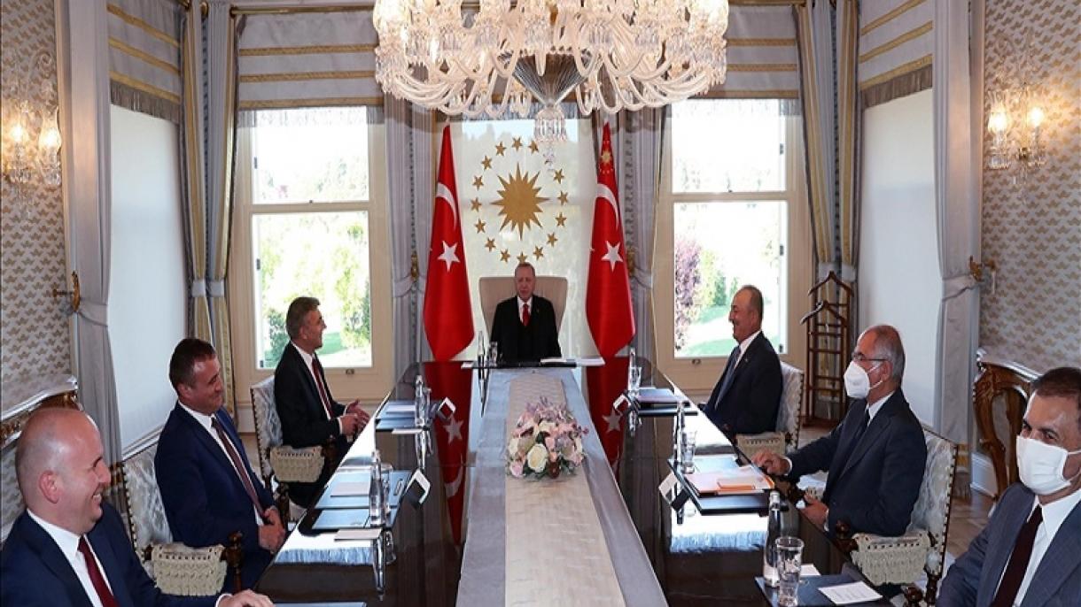 دیدار اردوغان با مصطفی کارادایی