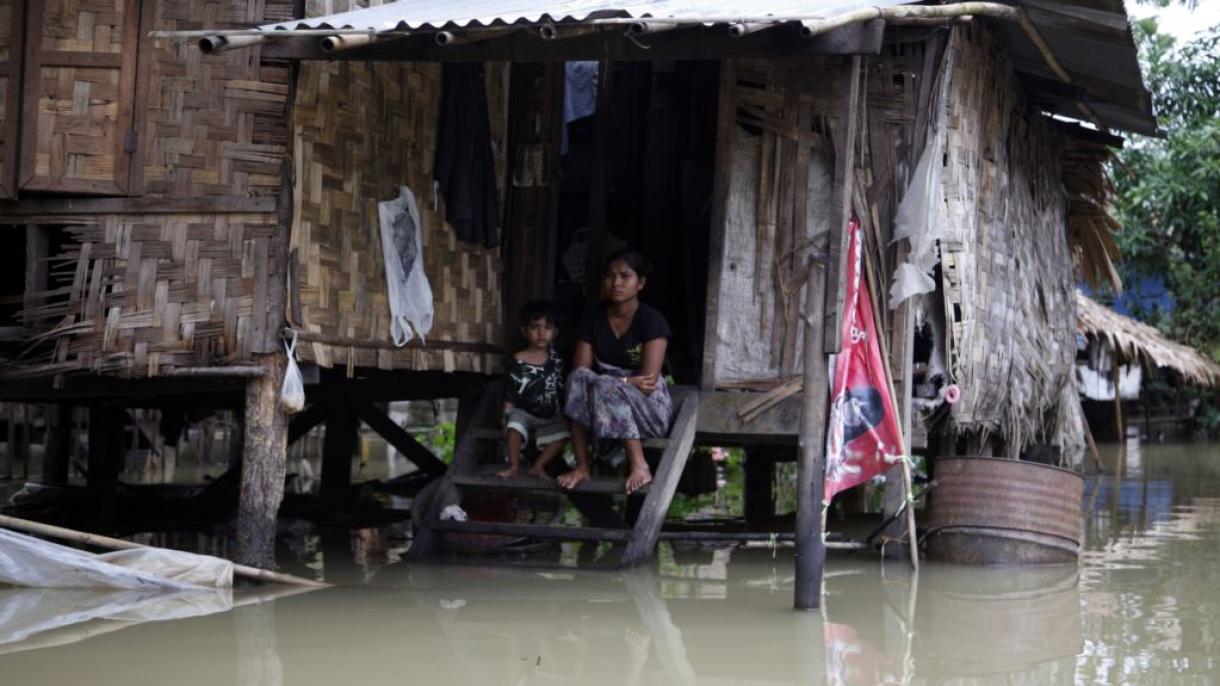 缅甸洪水夺去3条人命