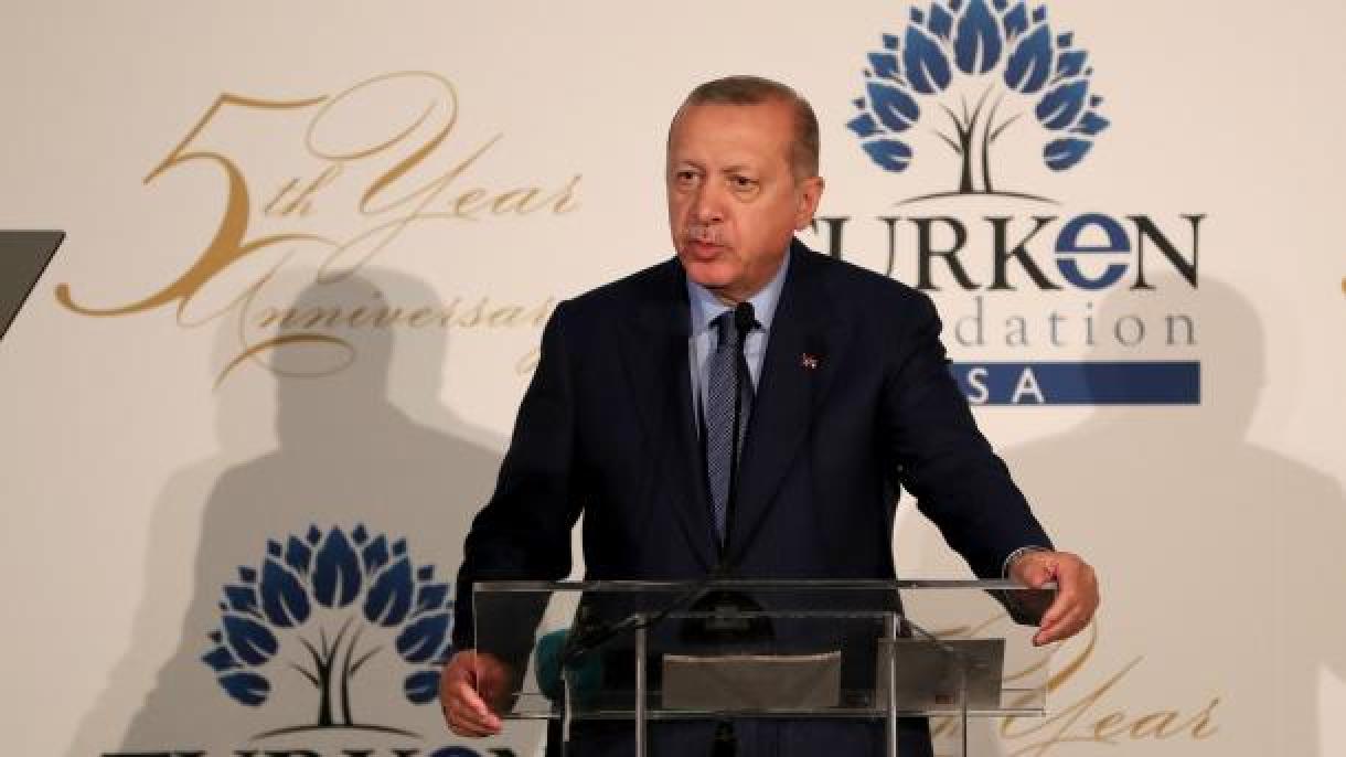 Presidente Erdogan inicia seus contatos nos EUA