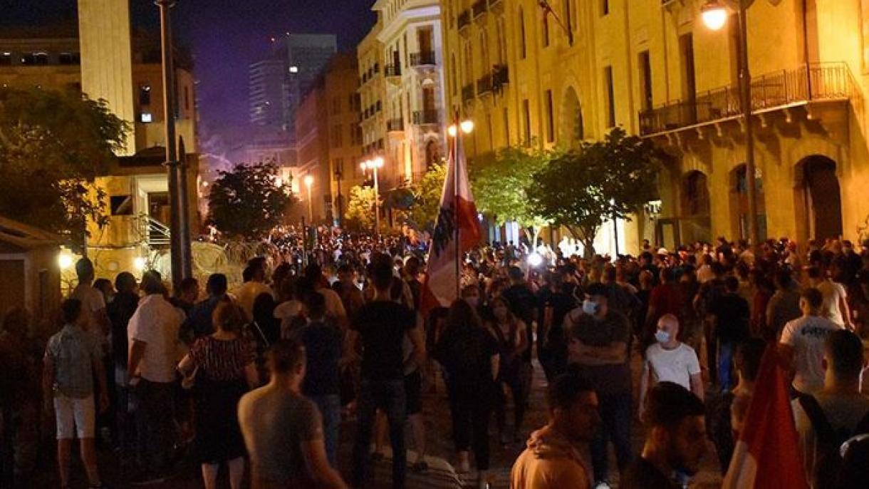 درجریان تظاهرات بیروت 238 تظاهرکننده و 70 مامور امنیتی زخمی شدند