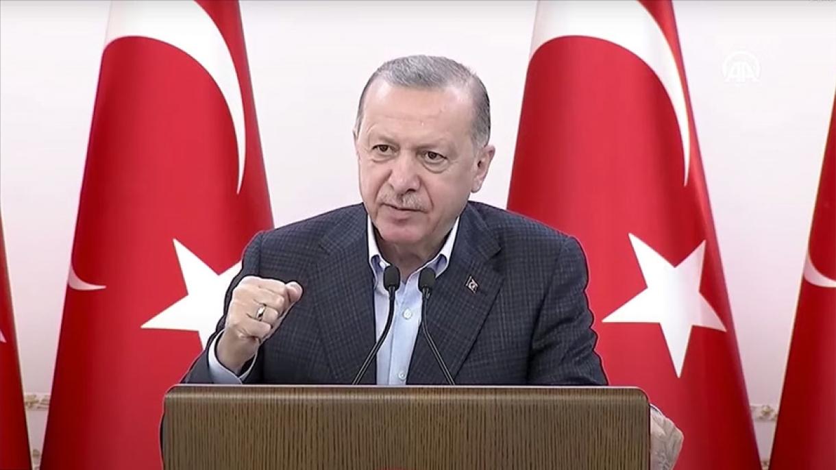 Prezident Erdogan PKK-a garşy göreşiň tutanýerlilik bilen dowam etjekdigini habar berdi