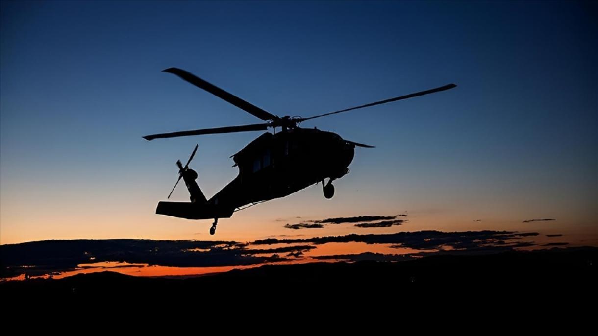 هلیکوپتر پلیس در غازی‌عینتاب سقوط کرد