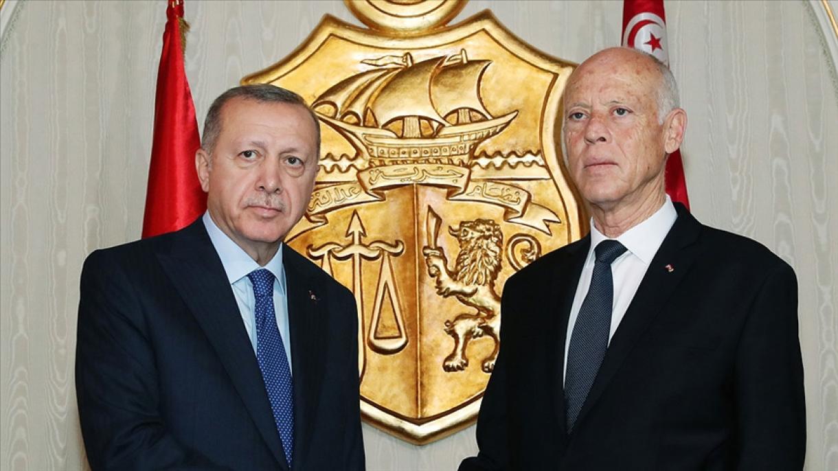 Prezident Erdogan Tunisiň Prezidenti Said bilen gürrüňdeş boldy