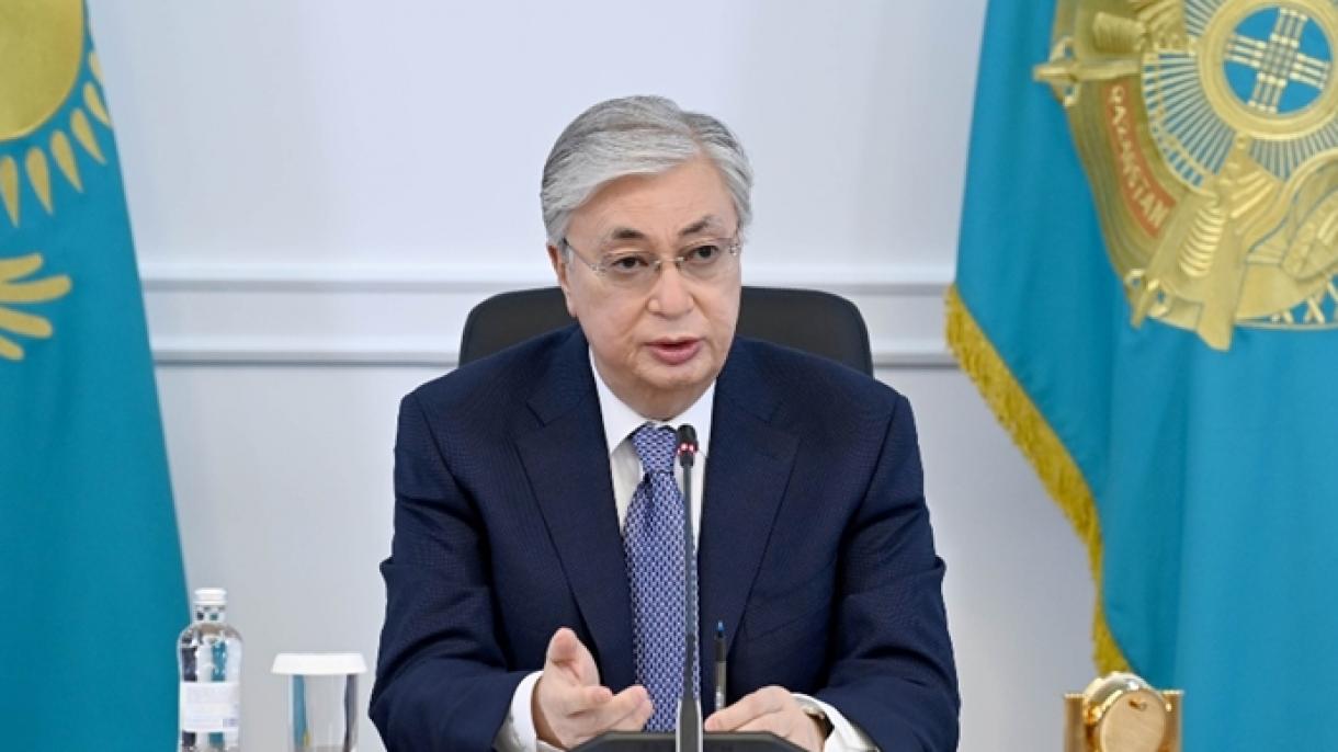 Kasım-Jomart Tokayev: ''Ölkǝdǝ konstitusiya quruluşu bǝrpa olunub''