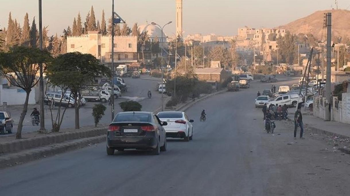 Em Azaz, no norte da Síria, um mecanismo de bomba foi desativado