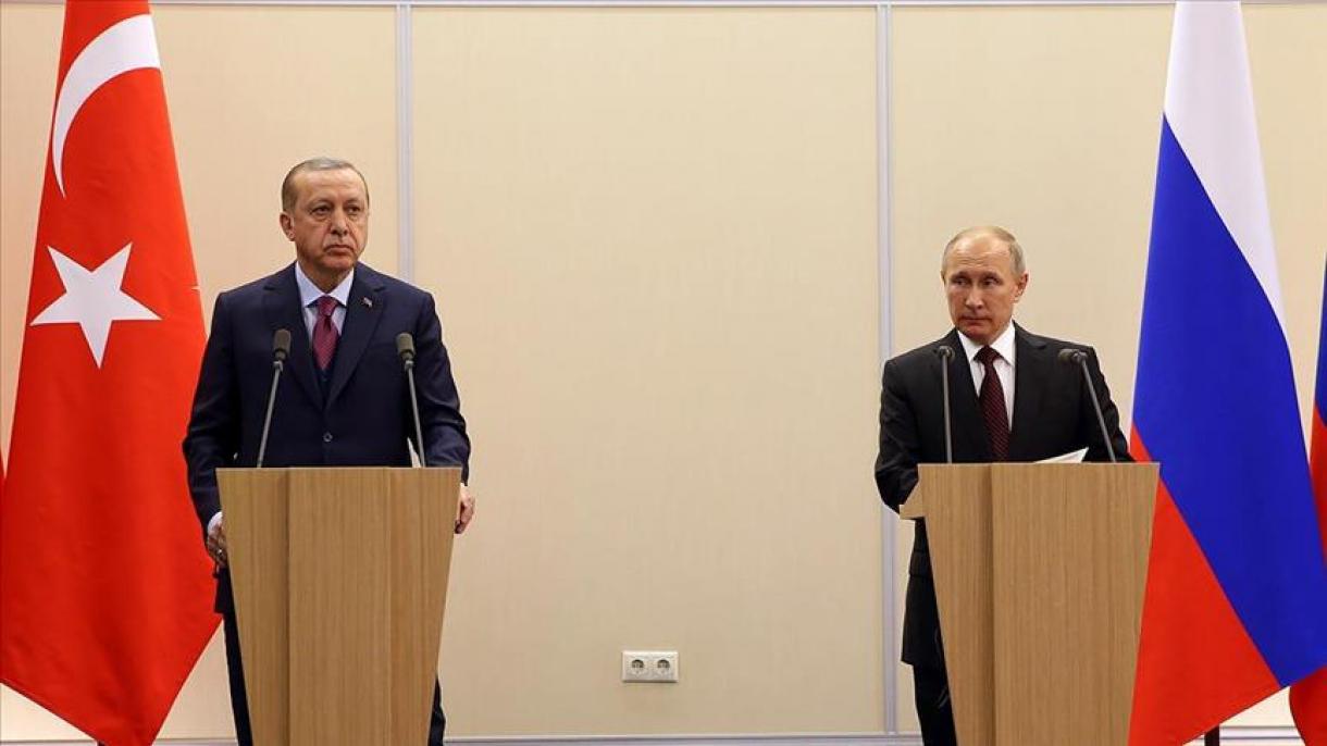 Erdogan e Putin estão de acordo em aprofundar as relações entre a Turquia e a Rússia