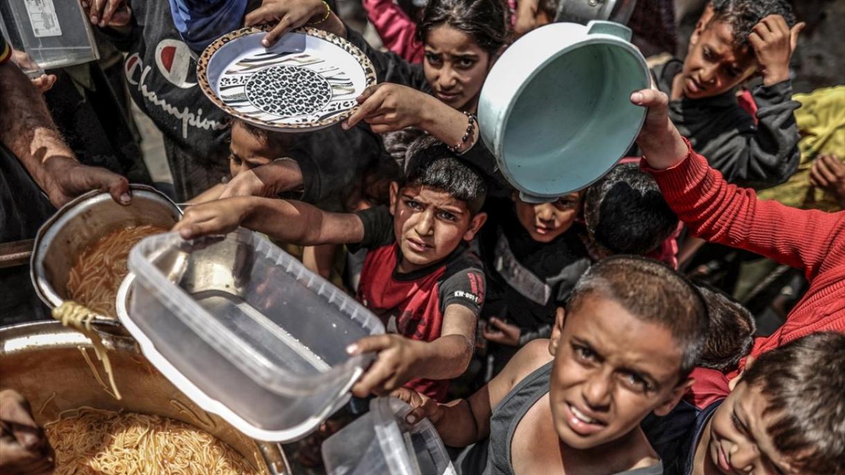 加沙呼吁国际社会阻止饥饿战争