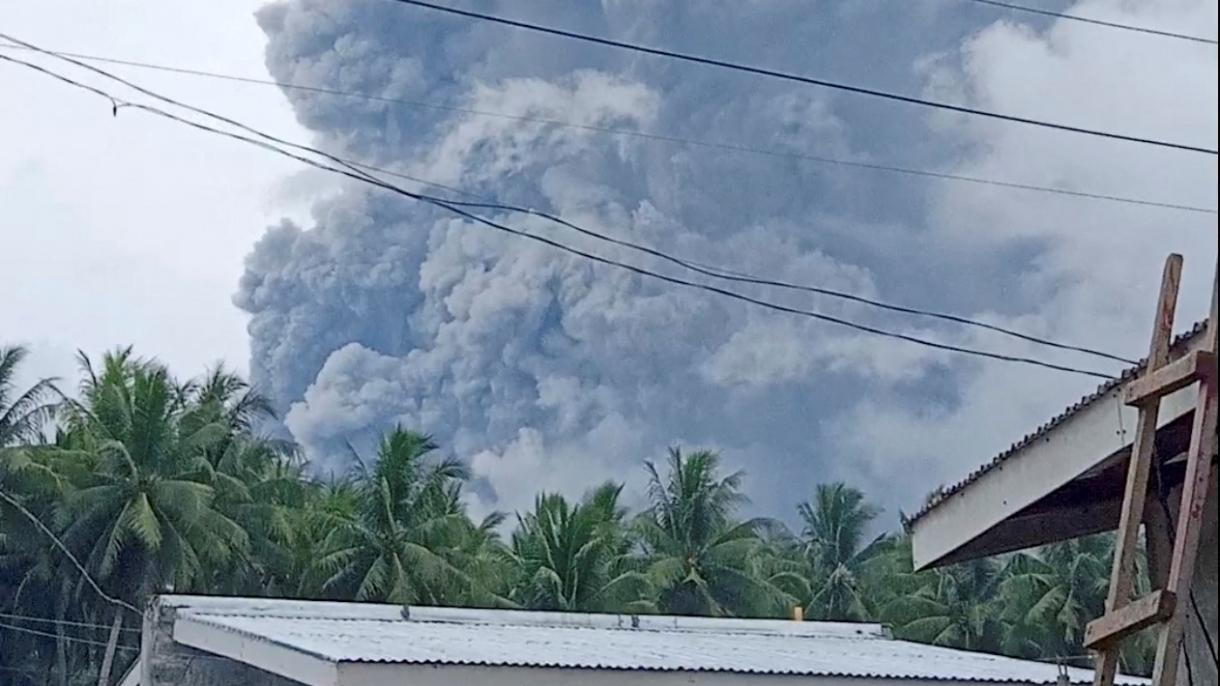خانه‌های اطراف آتشفشان در فیلیپین تخلیه شد