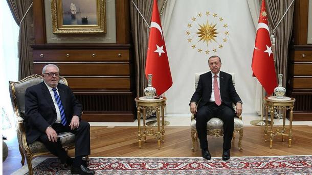 دیدار اردوغان با رییس مجمع پارلمانی شورای اروپا