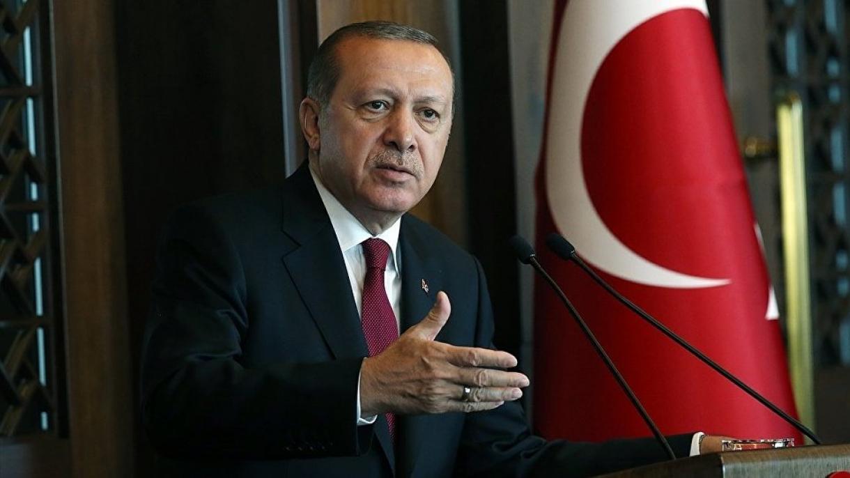 ترکی، شام کے شمال میں دہشت گردی کوریڈور کی اجازت نہیں دے گا: صدر ایردوان