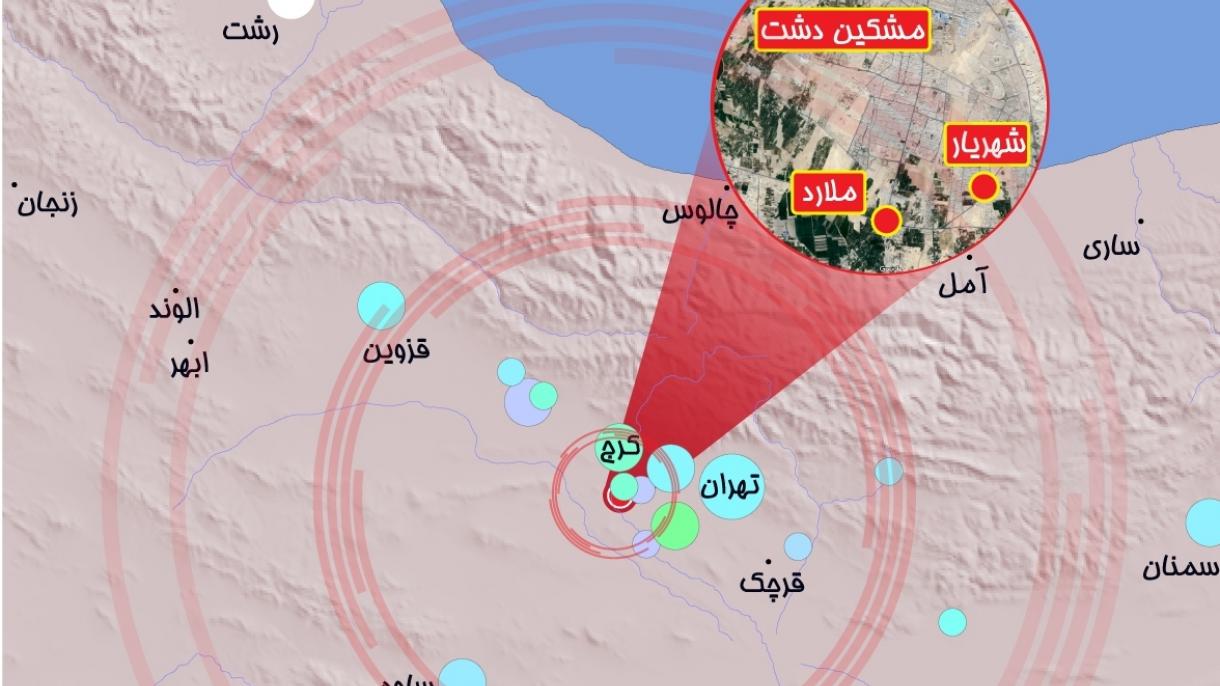 زلزله در ولایت تهران 2 کشته و 97 مصدوم بر جای گذاشت