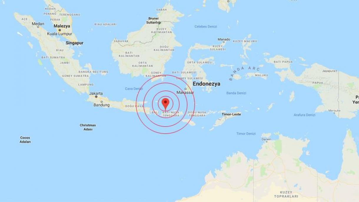 Indoneziyada 6,9 magnitulalik zil zila maydonga keldi