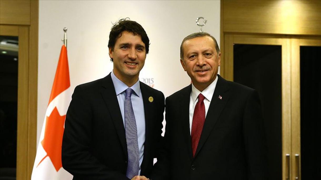 Президент Ердоған мен Канада премьер-министрі телефонда сөйлесті