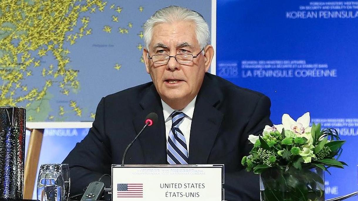 Tillerson: “Demirgazyk Koreýa ýadro güýç bolan bir dünýäni kabul etmeris” diýdi