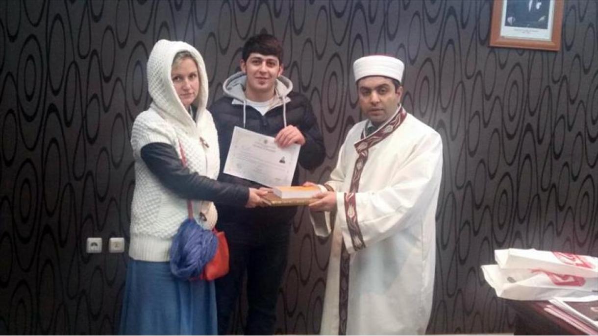 ترکیه ده بیر روس مسلمان بولدی