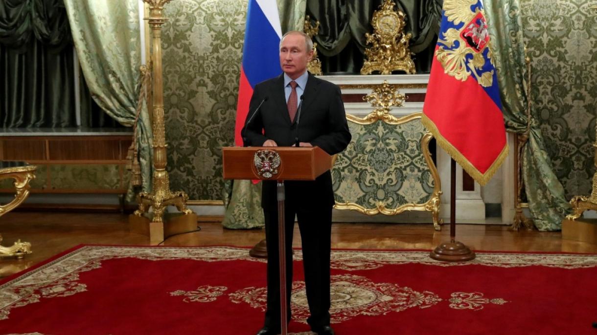 روس:پوٹن نے حلف اٹھالیا،سن 2024 تک  صدارتی قلمدان سنبھالیں گے