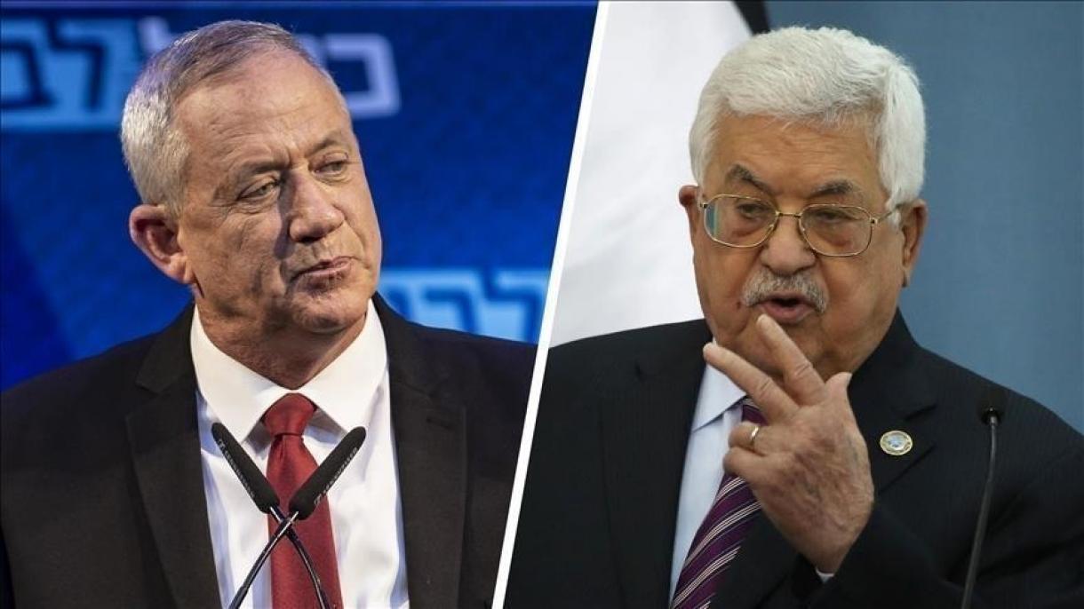 محمود عباس با وزیر دفاع اسرائیل دیدار و گفت‌وگو کرد
