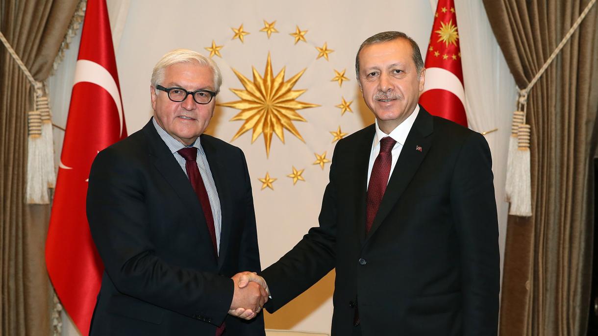 Turkiya prezidenti Rajap Tayyip Erdo’g’an Germaniya prezidenti bilan muloqot qildi