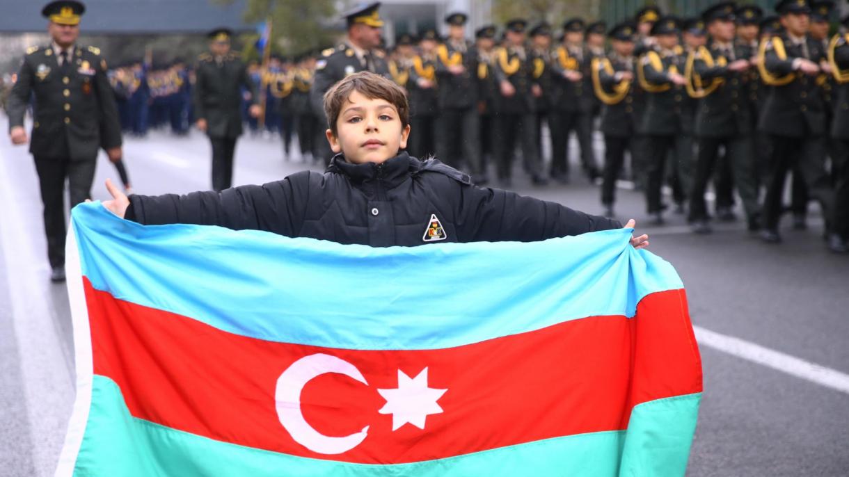Азербайжанда Карабах жеңишинин экинчи жылы белгиленүүдө