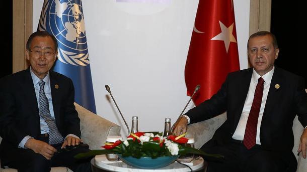 Prezident Erdog’an, Ban Ki-Mun bilan uchrashdi
