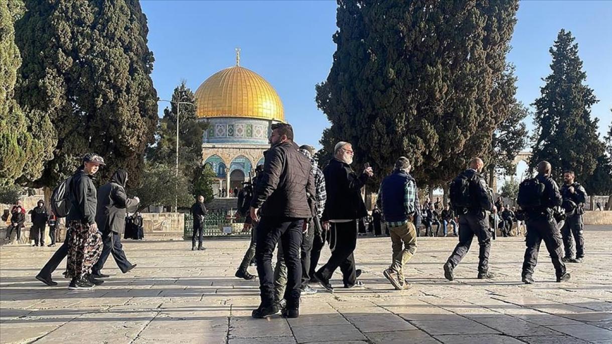 اسرائیل نینگ مسجد اقصی گه باسقینلری دوام ایتماقده