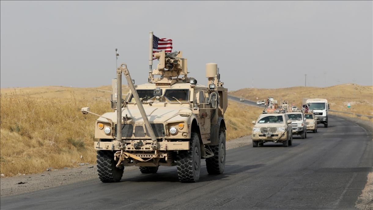 美军向叙利亚基地派遣增援车队