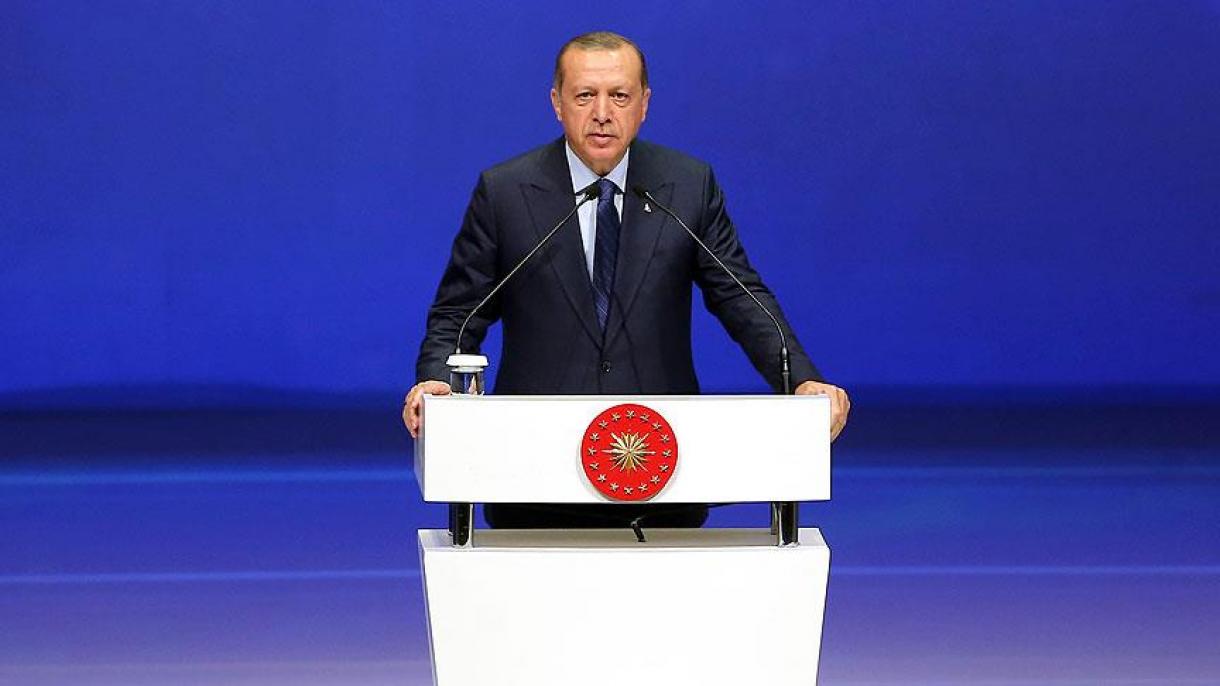 Prezident Erdogan Bütindünýä Nebit kongresinde çykyş etdi