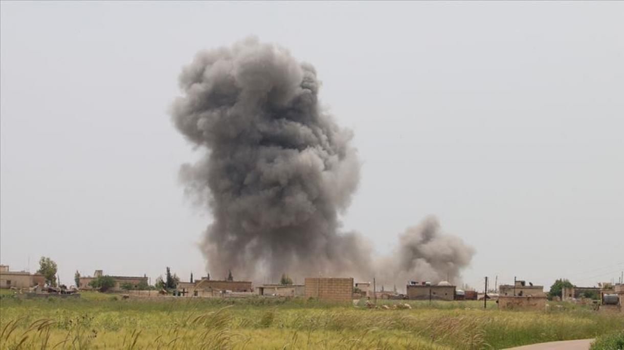 رژیم اسد مزارع مردم در حماه سوریه را بمباران کرد