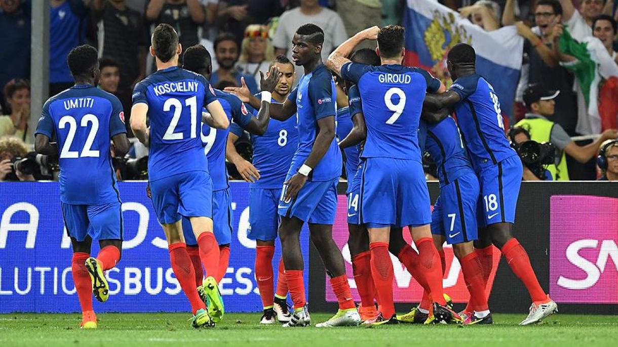یورو کپ 2016 کے دوسرے سیمی فائنل میں فرانس  نے عالمی چیمپئن جرمنی کو دو صفر سے ہرادیا